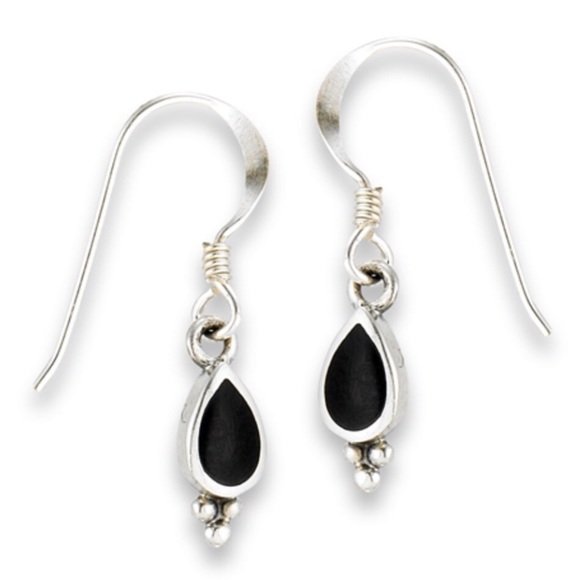 Jewelry - 🆕  925 Sterling Silver Earrings Black Onyx